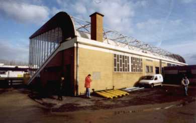Florent Beeckman Stadion - Gegentrib&uuml;ne R&uuml;ckansicht